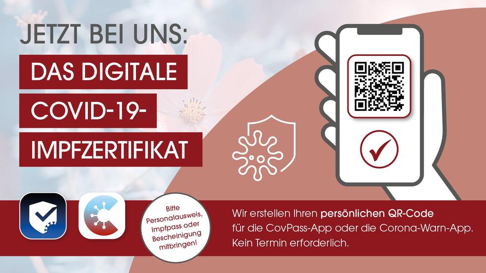 Digitales Impfzertifikat | Burg-Apotheke